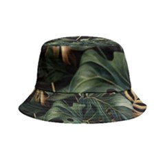 Tropical Leaves Leaf Foliage Monstera Nature Home Inside Out Bucket Hat by Jancukart