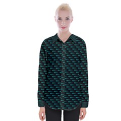 Lines Pattern Texture Stripes Particles Modern Womens Long Sleeve Shirt