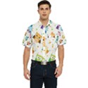 Owl Bird Men s Short Sleeve Pocket Shirt  View1