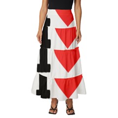 I Love Mathew Tiered Ruffle Maxi Skirt by ilovewhateva