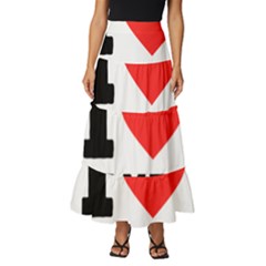 I Love James Tiered Ruffle Maxi Skirt by ilovewhateva