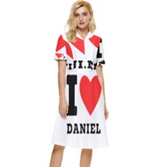 I Love Daniel Button Top Knee Length Dress by ilovewhateva