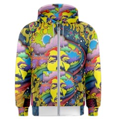 Psychedelic Rock Jimi Hendrix Men s Zipper Hoodie by Semog4