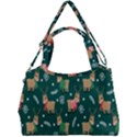 Cute Christmas Pattern Doodle Double Compartment Shoulder Bag View1