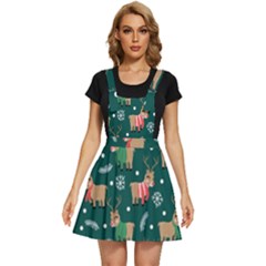 Cute Christmas Pattern Doodle Apron Dress by Semog4