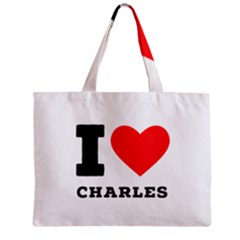 I Love Charles  Zipper Mini Tote Bag by ilovewhateva