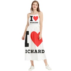 I Love Richard Boho Sleeveless Summer Dress by ilovewhateva