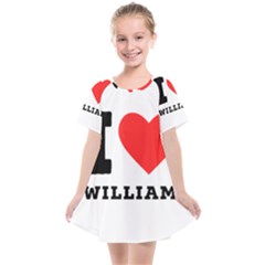 I Love William Kids  Smock Dress by ilovewhateva