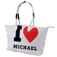 I Love Michael Canvas Shoulder Bag by ilovewhateva