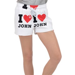 I Love John Women s Velour Lounge Shorts by ilovewhateva