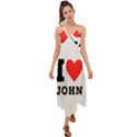 I love john Halter Tie Back Dress  View1