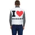 I love robert Men s Short Button Up Puffer Vest	 View4