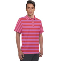 Stripes-striped-design-pattern Men s Polo Tee by Semog4