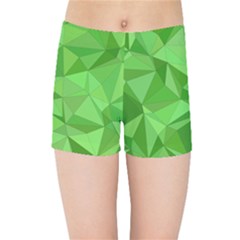 Mosaic-tile-geometrical-abstract Kids  Sports Shorts by Semog4