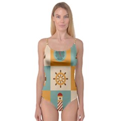 Nautical Elements Collection Camisole Leotard  by Semog4