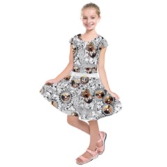 Gears Movement Machine Kids  Short Sleeve Dress by Semog4