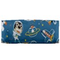 Seamless Pattern Funny Astronaut Outer Space Transportation Canvas Travel Bag View4