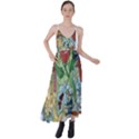 Stained Glass Rose Flower Tie Back Maxi Dress View1