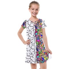 Brain Mind Aianatomy Kids  Cross Web Dress by Salman4z