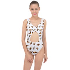 Butterfly Butterflies Insect Swarm Center Cut Out Swimsuit by Salman4z