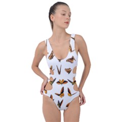 Butterfly Butterflies Insect Swarm Side Cut Out Swimsuit by Salman4z