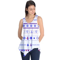 Marine Nautical Clip Art Sleeveless Tunic by Salman4z