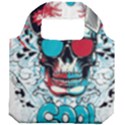 That Cool Graffiti Skull Foldable Grocery Recycle Bag View2