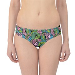 Background Texture Paisley Pattern Hipster Bikini Bottoms by Salman4z