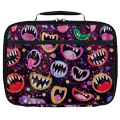 Funny Monster Mouths Full Print Lunch Bag by Salman4z