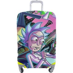 Rick And Morty Time Travel Ultra Luggage Cover (large) by Salman4z