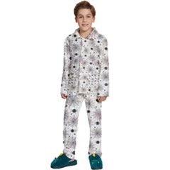 Creepy Spider Kids  Long Sleeve Velvet Pajamas Set by Salman4z