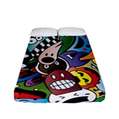 Cartoon Explosion Cartoon Characters Funny Fitted Sheet (full/ Double Size) by Salman4z