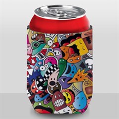 Cartoon Explosion Cartoon Characters Funny Can Holder by Salman4z