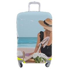 Rest By The Sea Luggage Cover (medium) by SychEva