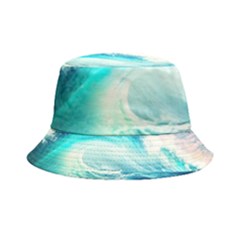 Tsunami Waves Ocean Sea Nautical Nature Water 8 Inside Out Bucket Hat by Jancukart