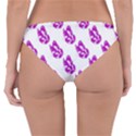 Purple Butterflies On Their Own Way  Reversible Hipster Bikini Bottoms View4