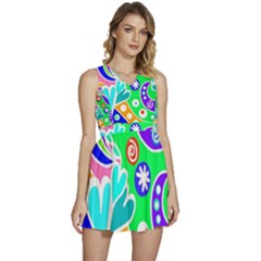 Crazy Pop Art - Doodle Lover   Sleeveless High Waist Mini Dress by ConteMonfrey