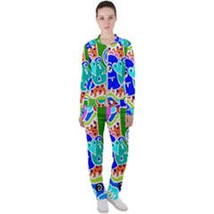 Crazy Pop Art - Doodle Buddies  Casual Jacket And Pants Set by ConteMonfrey