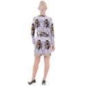 Bee Beekeeping Button Long Sleeve Dress View2