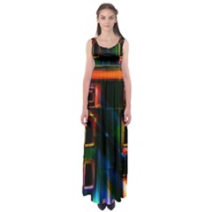 Architecture City Homes Window Empire Waist Maxi Dress by Amaryn4rt