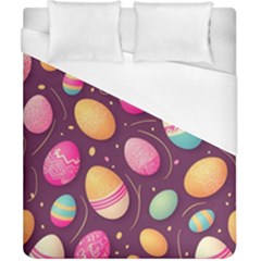 Easter Eggs Egg Duvet Cover (california King Size) by Ravend