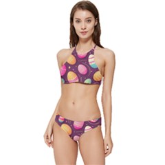 Easter Eggs Egg Banded Triangle Bikini Set by Ravend