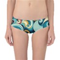 Waves Ocean Sea Abstract Whimsical Abstract Art 6 Classic Bikini Bottoms View1