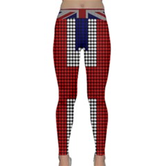 Union Jack Flag British Flag Classic Yoga Leggings by Celenk