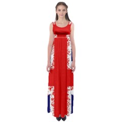 Union Jack London Flag Uk Empire Waist Maxi Dress by Celenk