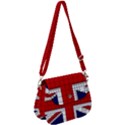 Union Jack Flag Uk Patriotic Saddle Handbag View1