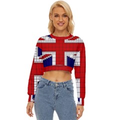 Union Jack Flag Uk Patriotic Lightweight Long Sleeve Sweatshirt by Celenk