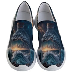 Fantasy People Mysticism Composing Fairytale Art 2 Women s Lightweight Slip Ons by Uceng