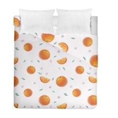 Oranges Duvet Cover Double Side (full/ Double Size) by SychEva