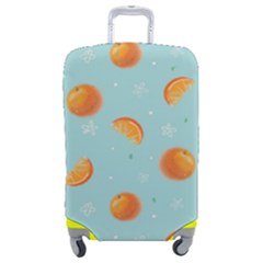 Oranges Pattern Luggage Cover (medium) by SychEva